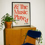 The Music Played Wall Art Print, thumbnail 10 of 11
