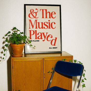 The Music Played Wall Art Print, 10 of 11