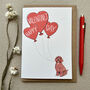 Cockapoo Happy Valentine's Card, thumbnail 6 of 6