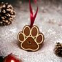 Personalised Paw Print Bauble, thumbnail 2 of 2
