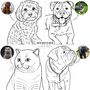 Custom Pet Portrait Necklace, thumbnail 5 of 10