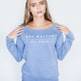 Personalised 'Mrs' Wedding Date Jumper, thumbnail 5 of 8