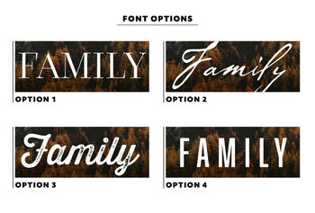 Personalised Photo And Words Family Print, 2 of 12