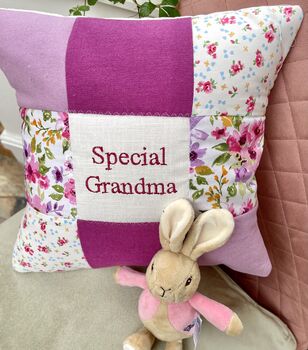 Special Grandma Cushion   Pink And Purple, 3 of 7
