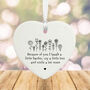 Personalised Porcelain Heart Because Of You I Laugh A Little Louder Friendship, thumbnail 2 of 2