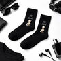 Funny Dad And Kid Socks Gift Set, thumbnail 2 of 7