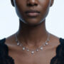 Kinmokusei 925 Sterling Silver Plated Floral Necklace, thumbnail 2 of 6