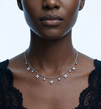 Kinmokusei 925 Sterling Silver Plated Floral Necklace, 2 of 6