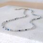 K2 Jasper Skinny Gemstone Beaded Necklace, thumbnail 1 of 7