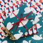 Christmas Swan Wrapping Paper, thumbnail 4 of 4