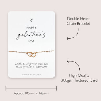 Galentine's Day Valentine Bracelet Heart, 3 of 4