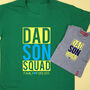 Personalised Dad And Son Squad T Shirt Set, thumbnail 2 of 6