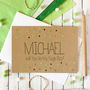 Personalised 'Be My Page Boy' Gold Dots Wedding Card, thumbnail 1 of 4