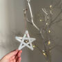 Opaque Glass Star Decoration, thumbnail 4 of 6