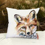 Inky Fox Outdoor Cushion For Garden Furniture, thumbnail 2 of 9