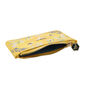 Yellow Bee Card Holder Wallet Purse | Floral Print, thumbnail 3 of 4