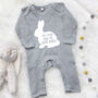 I'm Cuter Than The Easter Bunny Easter Babygrow, thumbnail 6 of 7