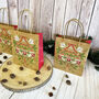 Folklore Christmas Wreath Bauble Gift Bags X Eight, thumbnail 3 of 4