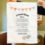 Personalised Poem Tea Towel 40th Birthday Gift, thumbnail 1 of 8