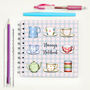 Personalised Tea Cup Notebook, thumbnail 2 of 3