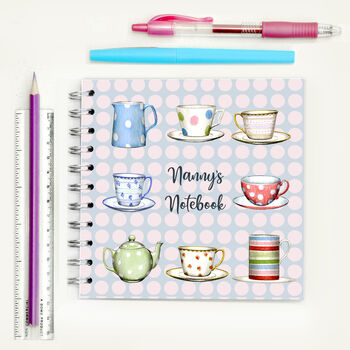 Personalised Tea Cup Notebook, 2 of 3