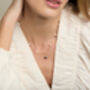 Nova Fine Chain Necklace With Pearls And Lapis Lazuli Drop, thumbnail 1 of 3