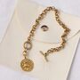Vintage Gold Zodiac Coin Bracelet, thumbnail 6 of 8