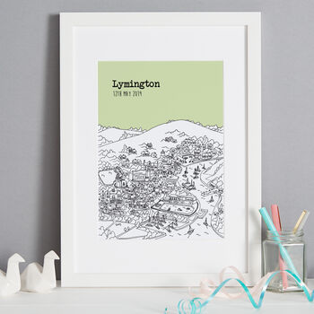 Personalised Lymington Print, 7 of 10