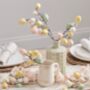 Pastel Easter Stems And Egg Decoration, thumbnail 1 of 4