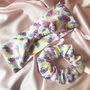 Floral Print Scrunchie And Headband Set, thumbnail 1 of 6