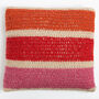 Rainbow Stripe Cushion Crochet Kit, thumbnail 12 of 12