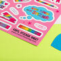 Stationery A5 Vinyl Sticker Sheet, thumbnail 5 of 9