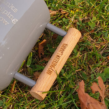 Personalised Wooden Handled Watering Can, 4 of 11