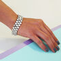 Sterling Silver Chunky Scales Necklace, thumbnail 7 of 8