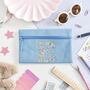 Liberty Of London Personalised Pencil Case Blue, thumbnail 1 of 7
