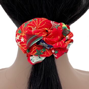 Baubles And Stars Festive Hair Scrunchie, 4 of 6
