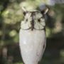 White Owl Handmade Recycled Metal Garden Ornament, thumbnail 1 of 3
