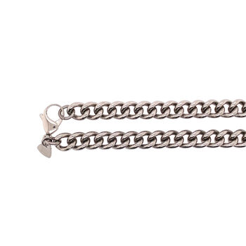 Men's Bold Titanium Chain Necklace, 2 of 6