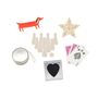 Set Of Six Striped Tinsel Tassel Christmas Crackers, thumbnail 4 of 6