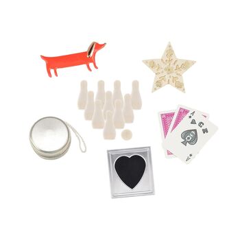 Set Of Six Striped Tinsel Tassel Christmas Crackers, 4 of 6