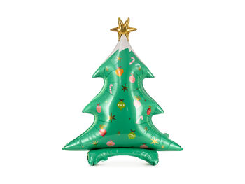 Jumbo 3D Standing Christmas Tree Foil Balloon, 2 of 5