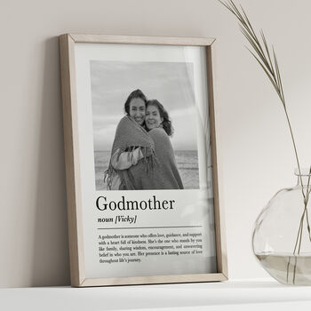Personalised Godmother Print, Gift For Godmother, 4 of 6