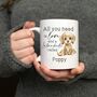 Personalised All You Need Is Love And A Labradoodle Mug, thumbnail 3 of 3