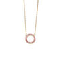 Gold Or Silver Rainbow Eternity Necklace, thumbnail 7 of 10