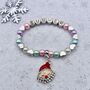 Personalised Christmas Xmas Charm Bracelet, thumbnail 4 of 11