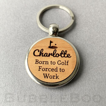 Personalised Golf Keyring, 6 of 7