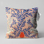 Ethnic Cushion Cover Double Cheetahs In Blue Leaves, thumbnail 1 of 7