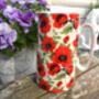 Large China Jug In Vibrant Poppy Design, thumbnail 4 of 8