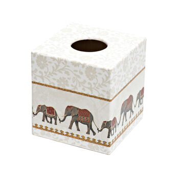 Wooden Elephant Tissue Box Cover, 2 of 4