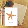 Giant Starfish A6 Greetings Cards, thumbnail 1 of 7